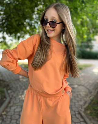 Bluza Dla Dziewczynki Milano Orange